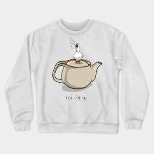 Tea Break with Duck Crewneck Sweatshirt